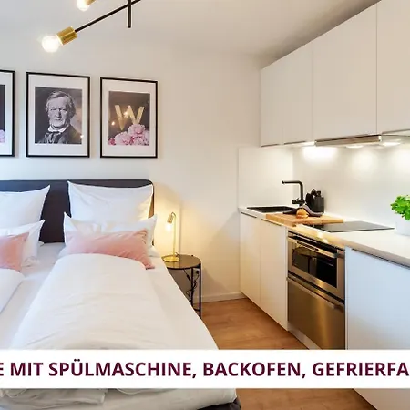 Wahnfried No3 - Citynah Wohnen Mit Kueche Und Duschbad, Parkplatz, 300m Zur Fussgaengerzone * Bayreuth